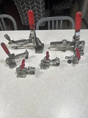 Lot Of 6 Toggle Clamps Kakuta All American, MSI, DeStaCo