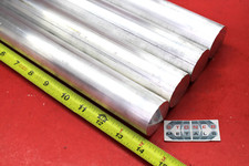 4 Pieces 1-1/2" ALUMINUM 6061 ROUND ROD 14" LONG SOLID T6511 Extruded BAR STOCK