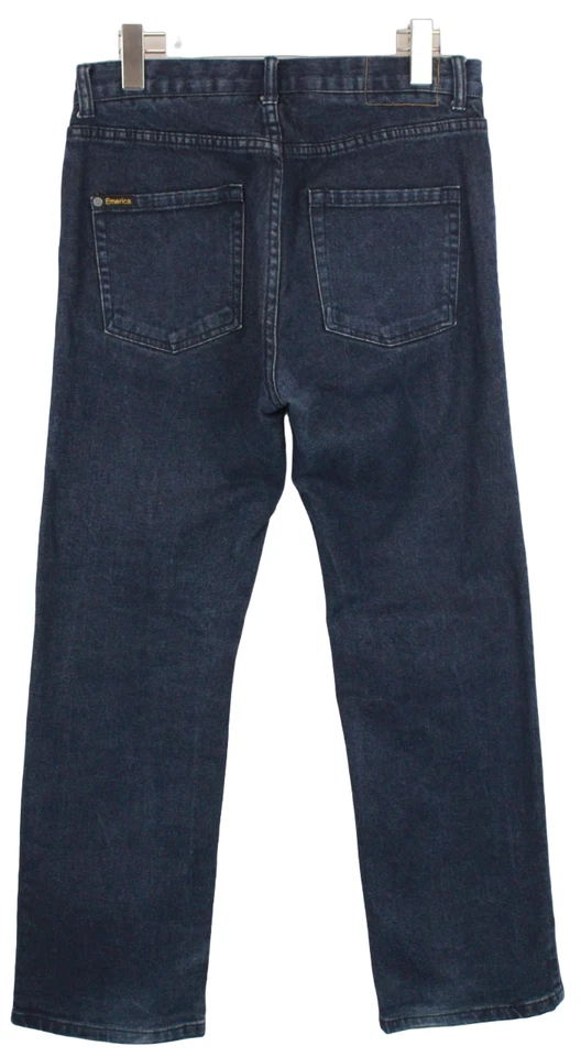Jeans regulares Emerica Dagger para hombre W30/L30 cremallera mosca denim azul oscuro Foto 2 de 4
