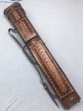 Instroke Genuine Brown Leather Tooled 3x5 W/ New Airweight Technology Interior