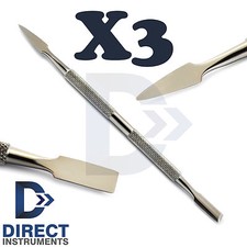 X3 Flat Cuticle Pusher Nail Cleaner Skin Knife Manicure Pedicure Cuticle Remover