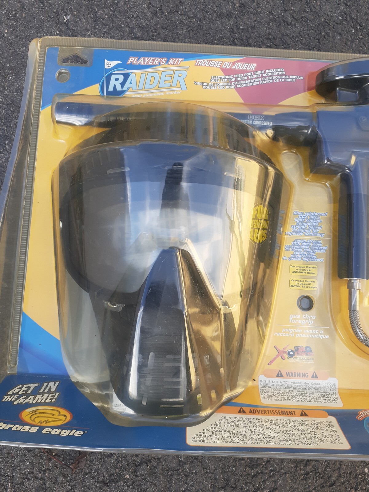 Brass Eagle Raider Paintball Gun Semi Auto Marker Kit CCX Composite NEW