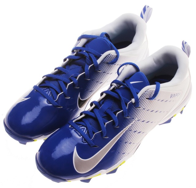 Nike Fast Flex Vapor Shark 3 Football Cleats; Blue/White (11 Medium US