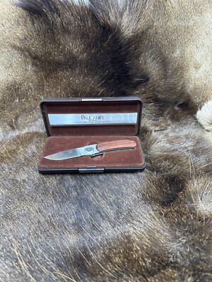 1980 Gerber Paul Axial LockSeries 2PM Pakkawood Handles In Factory Case - Mint A