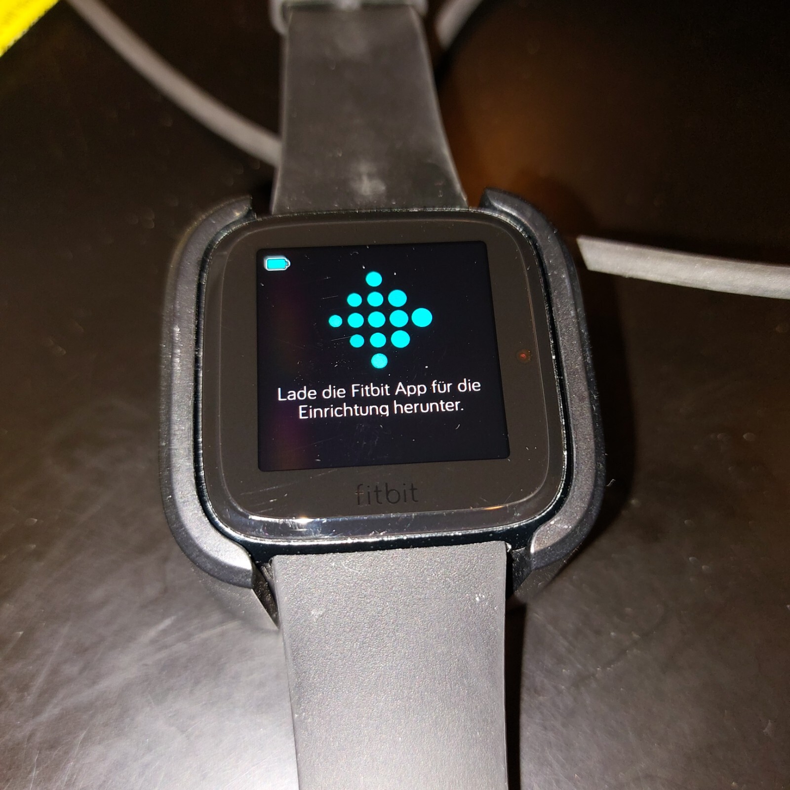 Fitbit Versa Fitness Smartwatch in Sleek Black Design-image