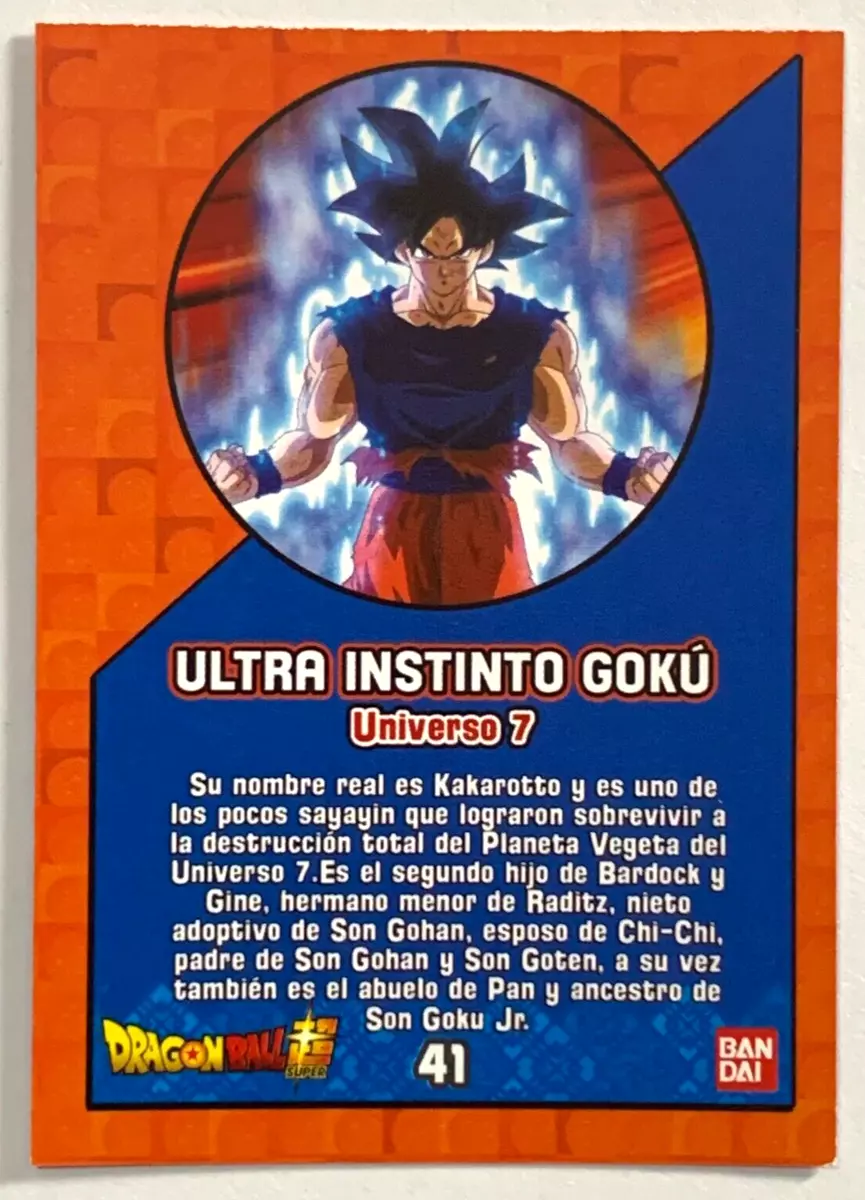 2022 DRAGON BALL SUPER #41 SON GOKU Bandai PERU Trading Cards TCG