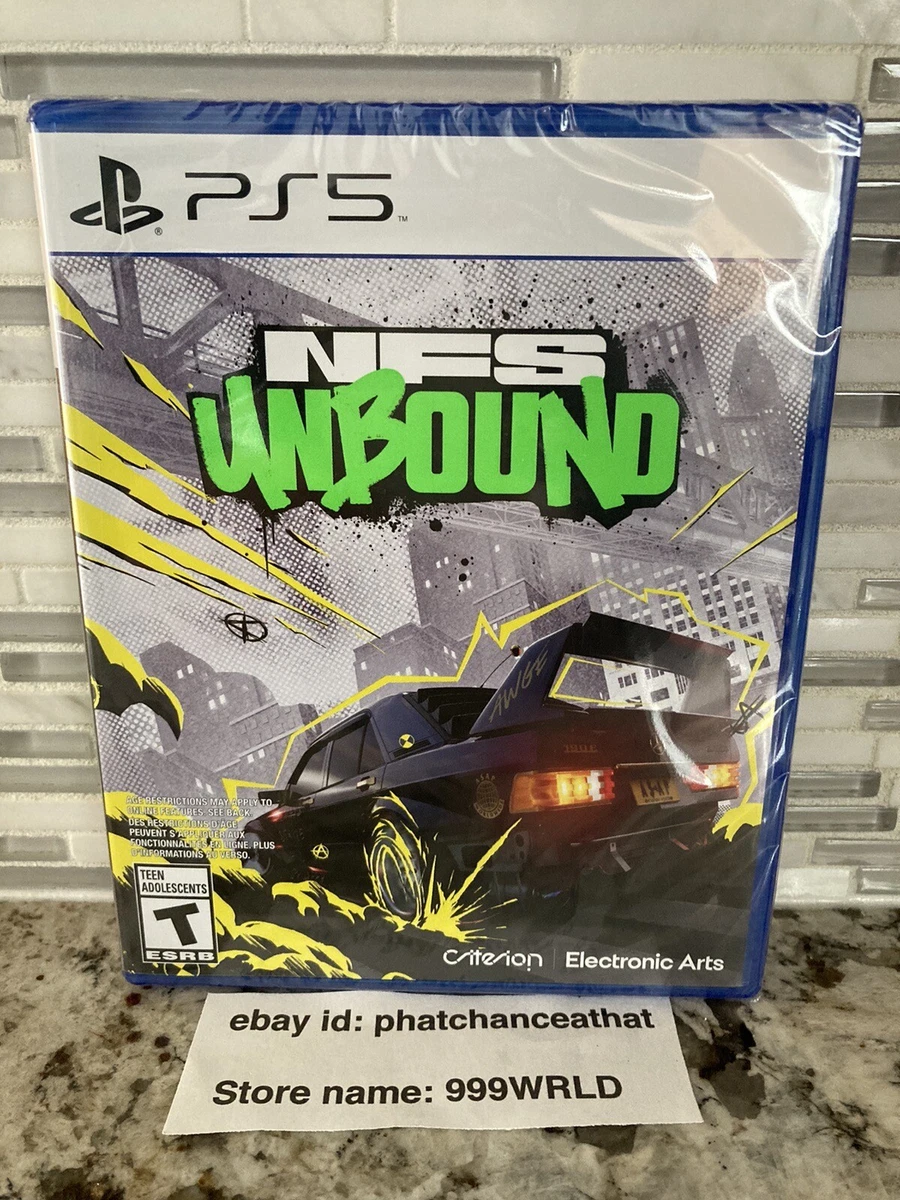 NFS Need for Speed Unbound PS5 Playstation 5 Brand New Factory