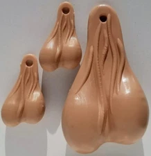 Combo 4" tall TWO 2" Biker Ballz Truck Nutz Bumper Balls Bulls Nuts color choice