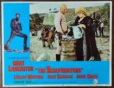 Telly Savalas as Jim Howie Shelley Winters SCALPHUNTERS original Lobby Card 6721