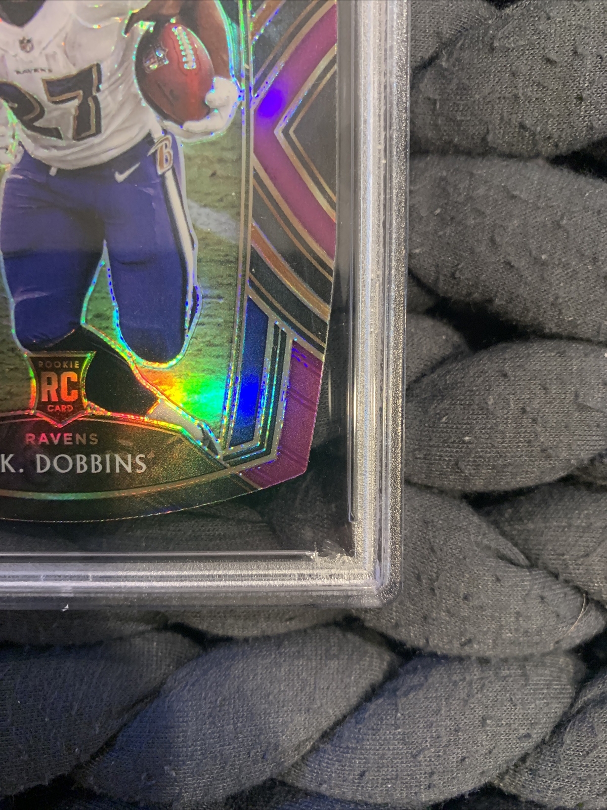 2020 Panini Select JK Dobbins Die-Cut Prizm Purple #252 PSA 10 Gem Mint Pop 2 view 14