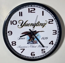Yuengling Beer nostalgic Logo Battery Wall Clock