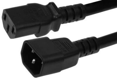 SF Cable IEC320 C14 to C13 Extension Power Cord