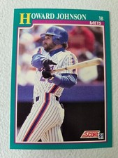 Howard Johnson 1991 Score #185 Baseball New York Mets + 2 Free Mystery Cards