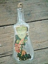 Botella de vidrio aceitoso tónico para el cabello J & E Atkinson vintage rara antigua LONDRES