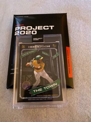 Topps Project 2020 Ricky Henderson #71 Ben Baller MLB Baseballkarte
