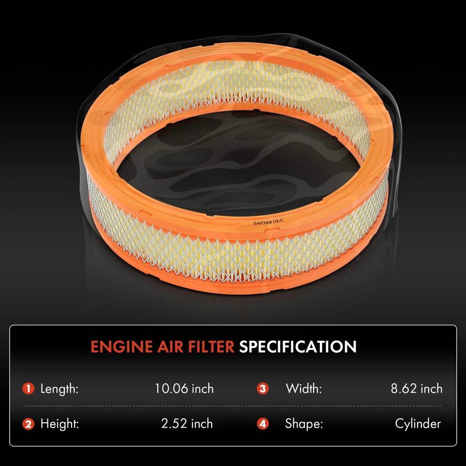 Filtro de aire del motor para Chevrolet S10 Blazer 83-85 S10 82-85 GMC S15 Jimmy delantero Foto 2 de 4