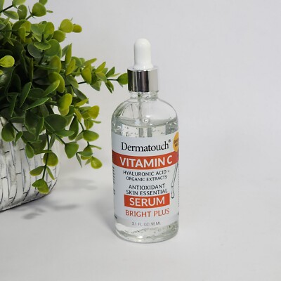 Dermatouch Vitamin C Hyaluronic Acid Face Serum Bright Plus 3.3 fl oz / 95 mL