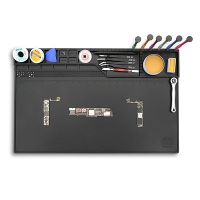 HengTianMei Magnetic Soldering Mat Heat Resistant Silicone Repair Work Mat
