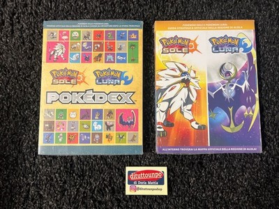 POKEMON SONNE UND MOND UND POKÉDEX GUIDES NINTENDO ITALIENISCH NEU 3DS