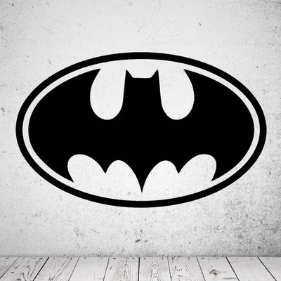 Wandtattoo Batman - Aufkleber Matt