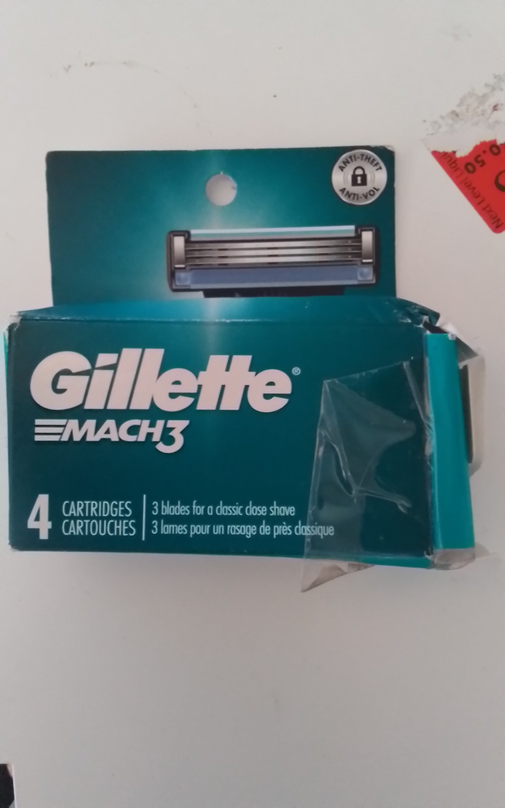 Gillette Mach 3 (4 cartridges)