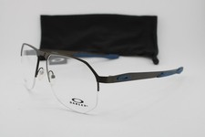 NEW OAKLEY OX5148-0255 TENON SATIN PEWTER BLUE AUTHENTIC EYEGLASSES 55-15