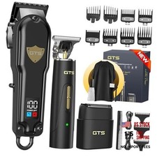 Hair Clippers for Men Professional Cordless Haircut Kit with Beard Black