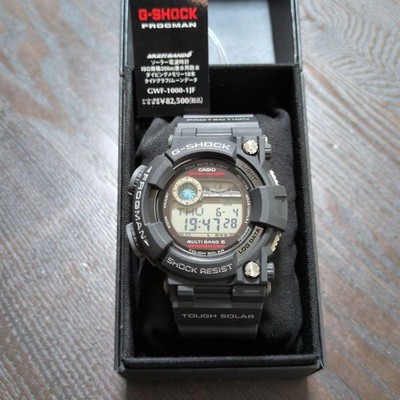 CASIO G-SHOCK FROGMAN GWF-1000-1JF ISO 200m Diver's Tough Solar aus Japan