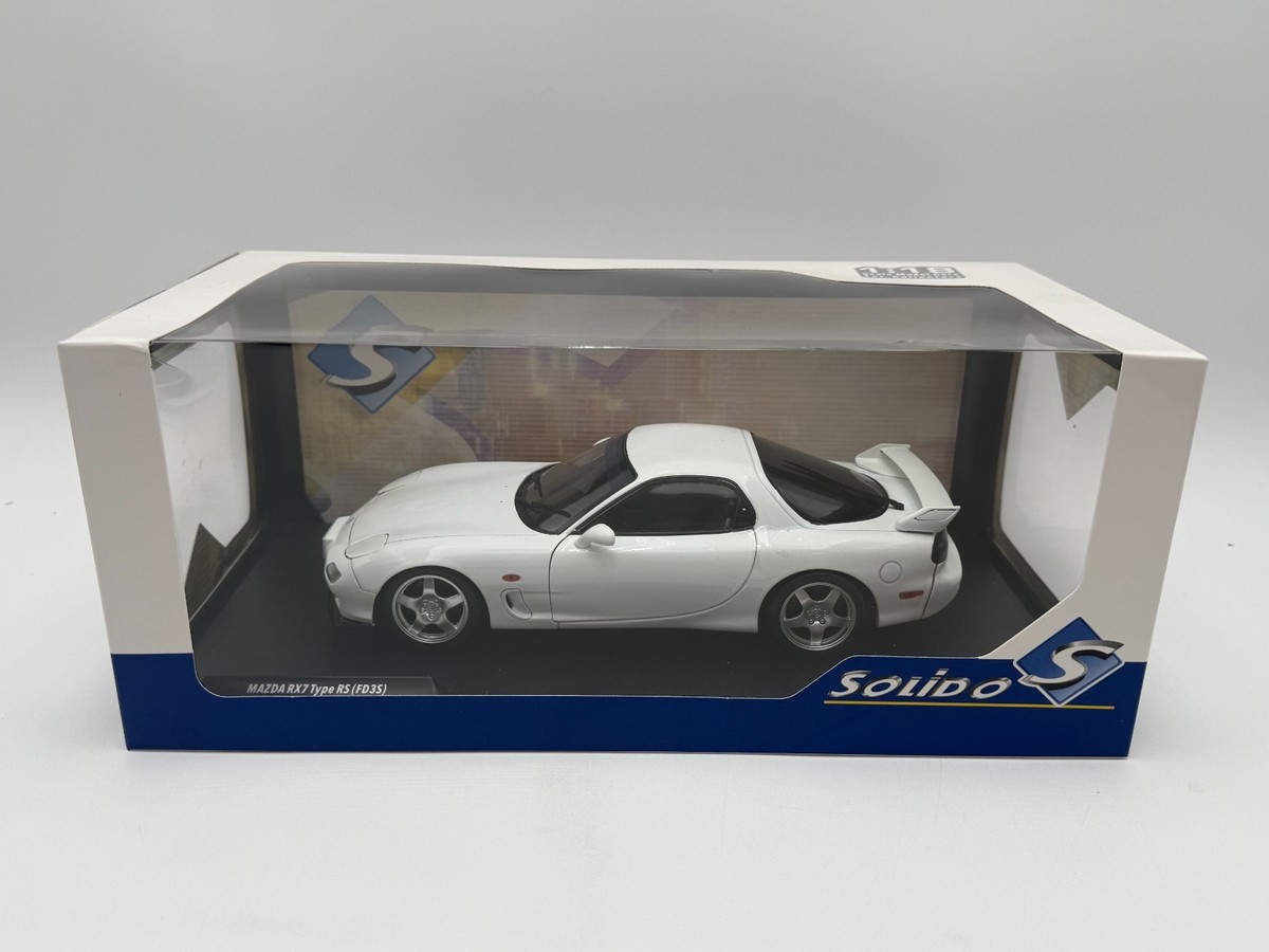SOLIDO - 1:18 SCALE - Mazda RX7 FD3RS – Pure White – 1999