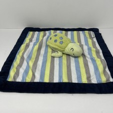 Carter s Turtle Baby Security Blanket Lovey Plush Striped 13 Cuddle Comfort