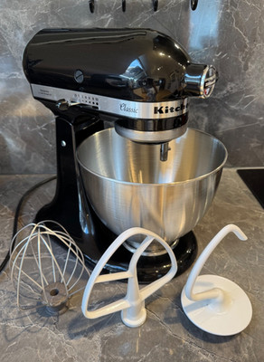 (TOP ZUSTAND) KITCHENAID KÜCHENMASCHINE CLASSIC 4,3 L - Onyx Schwarz