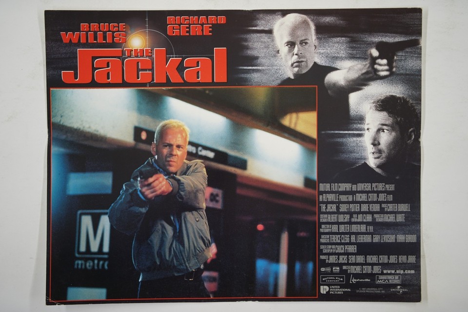 THE JACKAL Compl. SETof8 14x11 Movie Lobby Cards 1997 BRUCE WILLIS