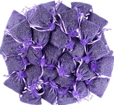 Lavender Sachets 25 Pack -French Lavender Sachets Closets Fresh Scents, Set of