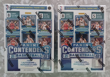 2021-22 Panini Contenders NBA Basketball Factory Sealed Blaster Box Lot Of 2