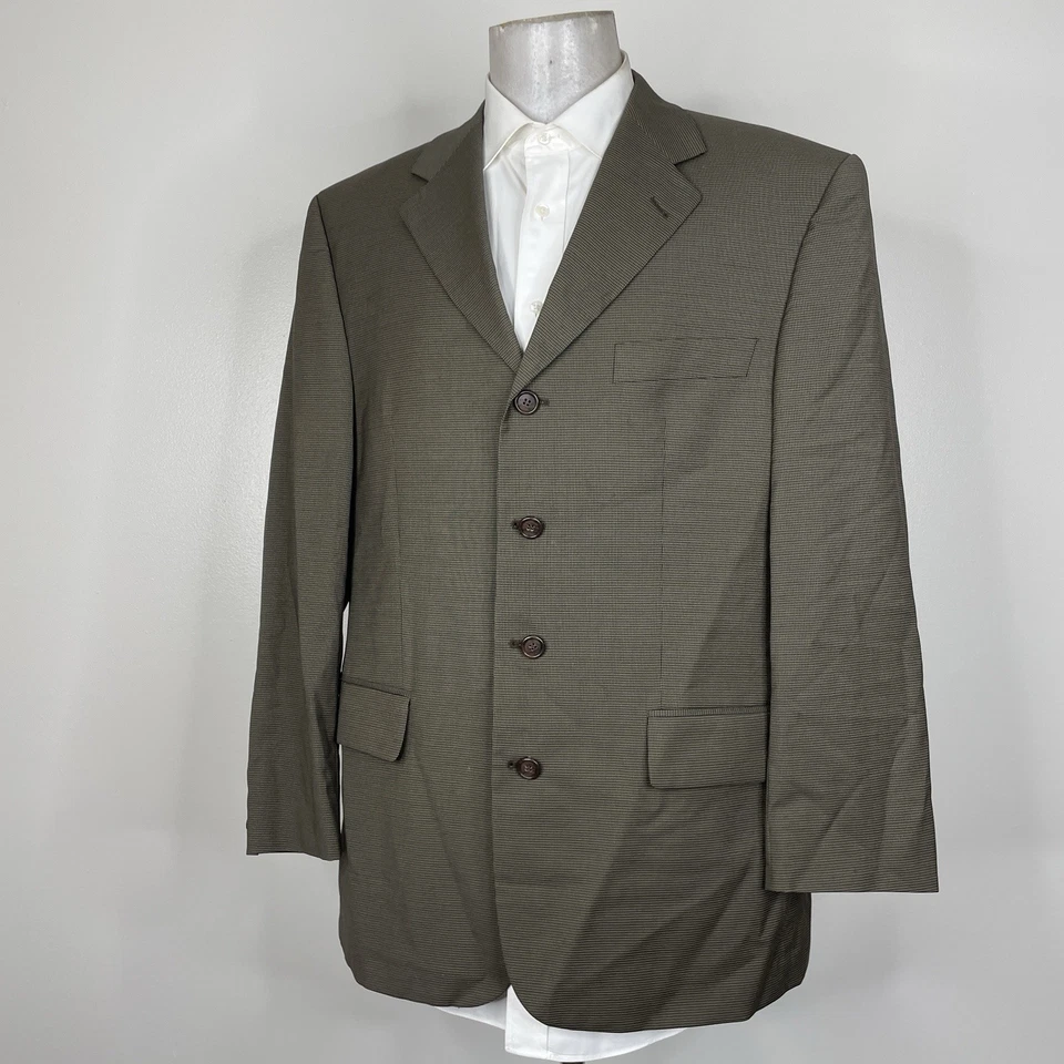 Baumler Avantgarde Hungary Made 2 Piece Suit Mens 46R 36x29 Multicolor Wool - Image 4 of 4