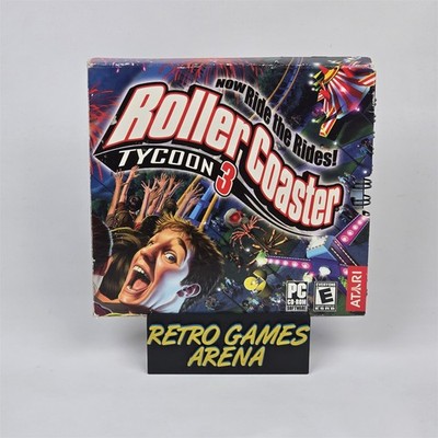 RollerCoaster Tycoon 3 Roller Coaster (PC CD-ROM) Slipcover CIB COMPLETE