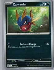 Carvanha 060/094 Common Phantasmal Flames Pokemon Reverse Holo Near Mint