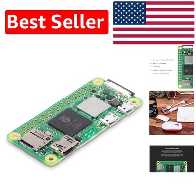 High-Performance 2021 RPi Zero 2 W: Wireless Bluetooth & Wi-Fi Enabled 512MB RAM