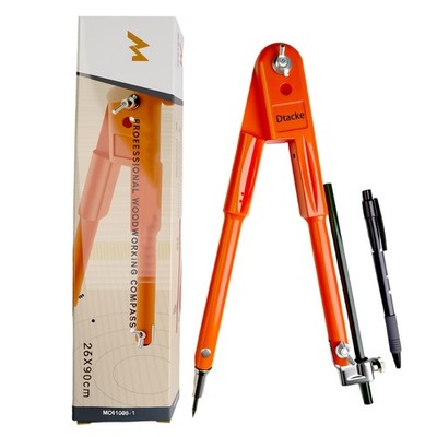 Professional Woodworking Compass Pencil Marking Circle Maker Scriber Medium