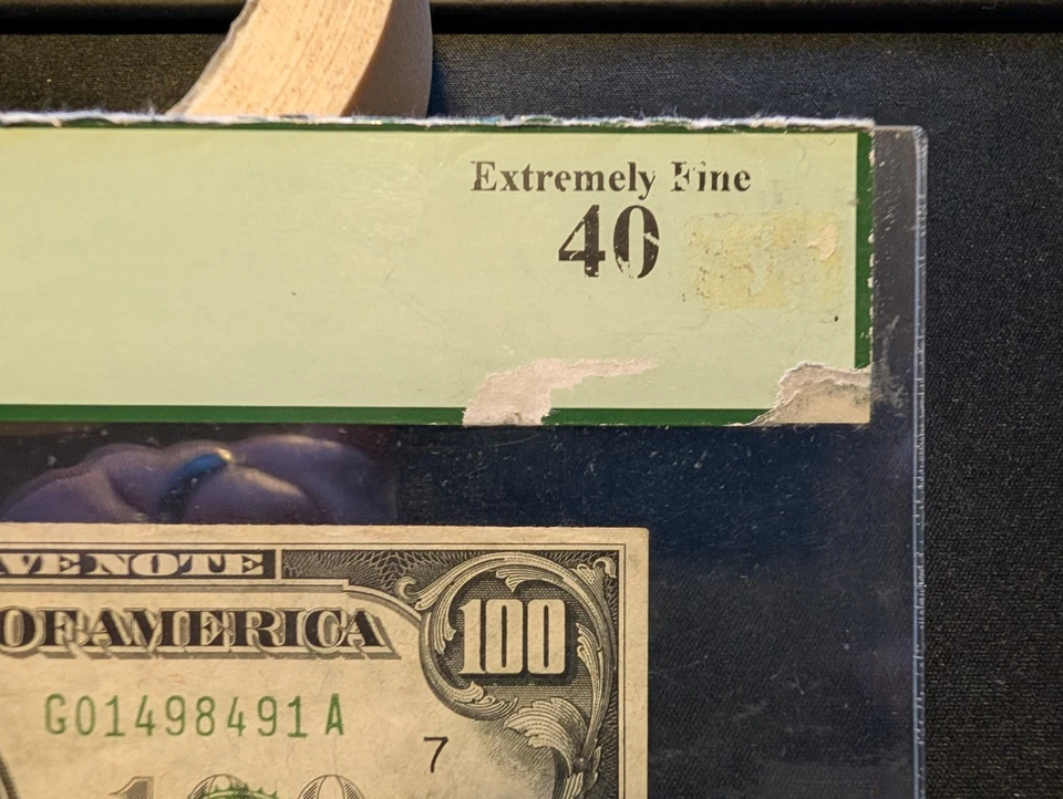 1928A $100 Federal Reserve Note Chicago Fr. 2151a-G - Graded EF40 - Image 3 of 4