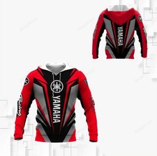Hoodies 3D Yamaha Team Racing Top Gift's Top Gift's Full Printing Size New Hot