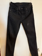 Nudie Jeans Co. Grim Tim Black Jeans W34 L32 - Organic Denim 