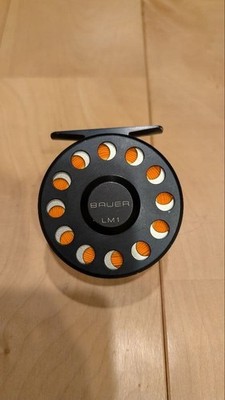 BAUER LM1 Fly Baitcasting Reel Smooth Operation Minor Scratches