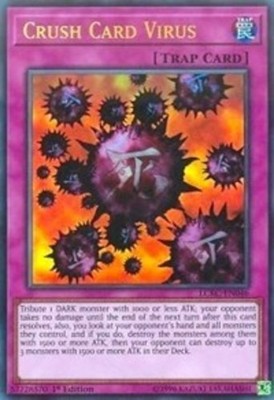 Crush Card Virus - LCKC-EN046 - Ultra Rare - 1st Edition - Heavily Played -  Lege | eBay