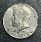 1982 P Kennedy Half Dollar .50 Cent Coin Avg Circ