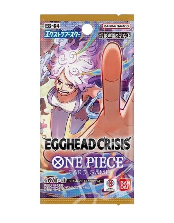 【未開封・テープ付】EGGHEAD CRISIS PRE-ORDER One Piece Card Game: EB-04 Egghead Crisis Sealed/Shrink
