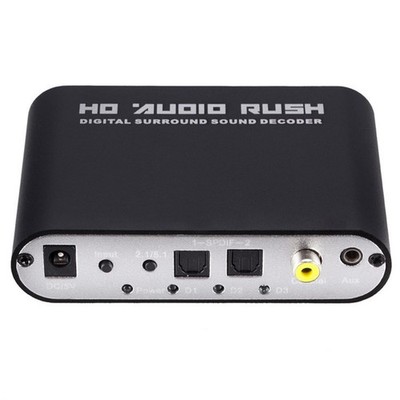 5.1 Audio Digital Sound Decoder Digital Optical HD Player Koaxial