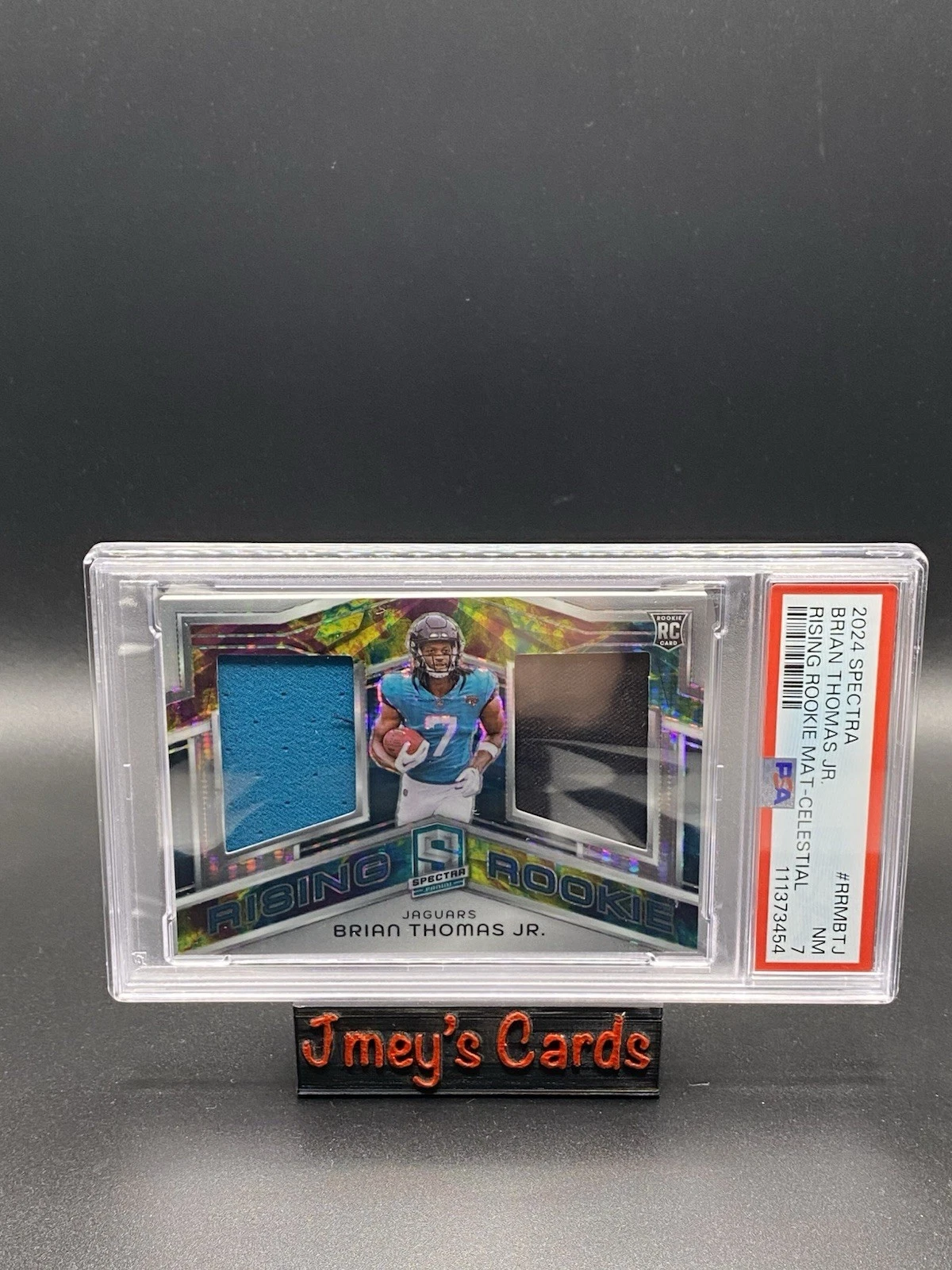 Brian Thomas Panini Spectra Rising Rookie Materials #RRMBTJ Celestial