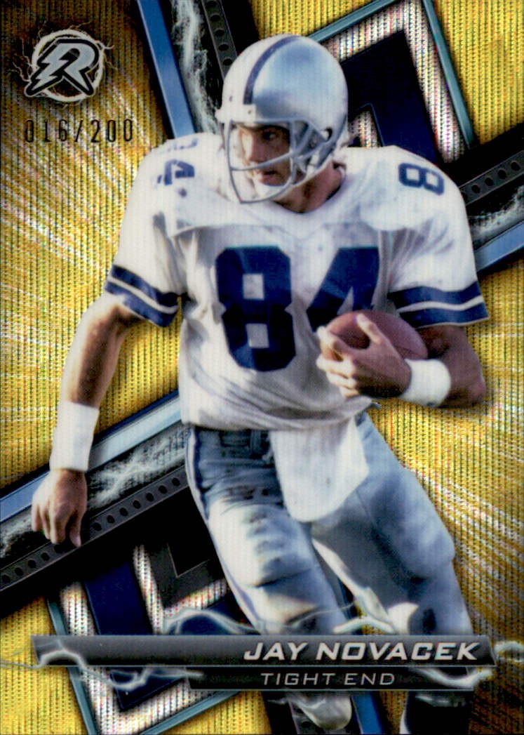 2023 Topps Composite #74 Jay Novacek Resurgence Yellow Surge #/200