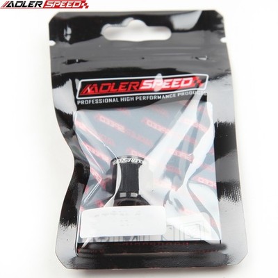 US SHIP Aluminum -4AN AN4 To 1/4'' Inch Tube Nuts Fitting Adapter Anodized Black